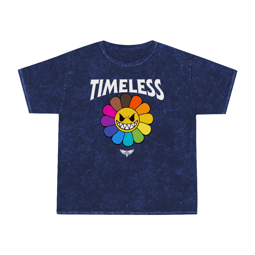 Timeless Rainbow Flower Mineral Wash T-Shirt