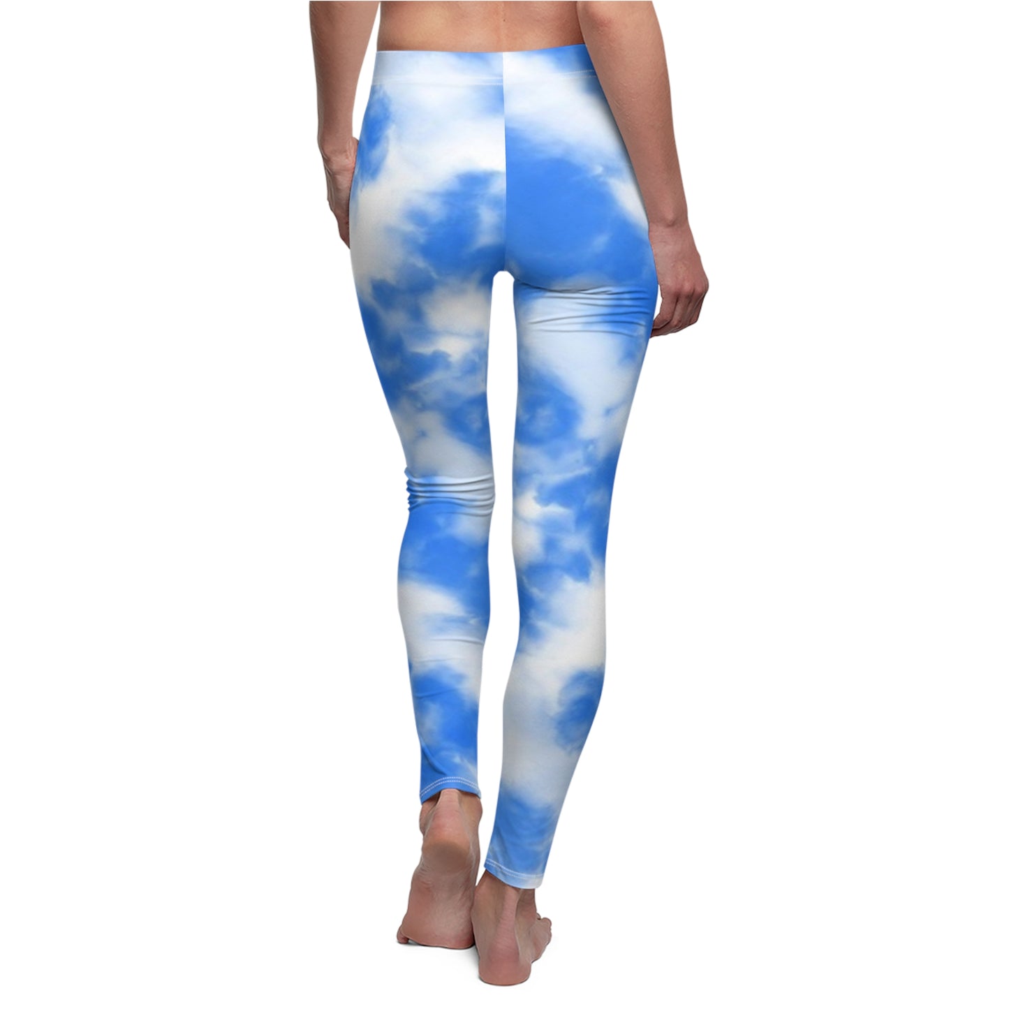 cloud sky light blue baby blue flams fire women woman girl girls tie-dye tye-die tye-dye tie-die tie die tye dye legging capris capri workout shorts pants spandex yoga colorful running