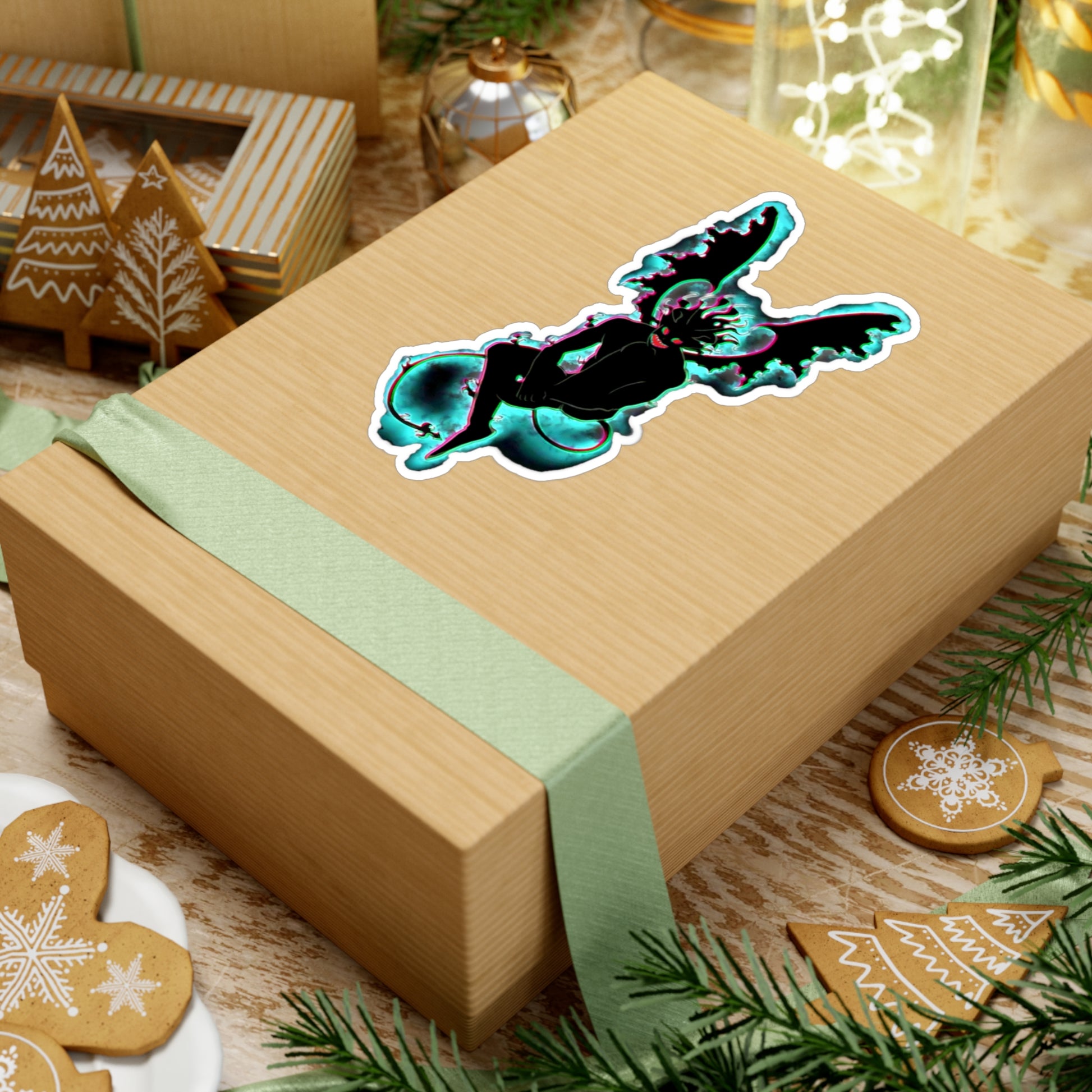 asta Demon Black Clover anti magic anime monster possession evil devil red eyes red eye asta cool anime animation graphic design big waterproof  sticker decal 