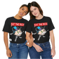 Mr.Monopoly Eat The Rich  t-shirt mineral washed tee shirt butterfly death head moth short sleeve tie dye tie-dye