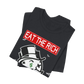 Mr.Monopoly Eat The Rich  t-shirt mineral washed tee shirt butterfly death head moth short sleeve tie dye tie-dye
