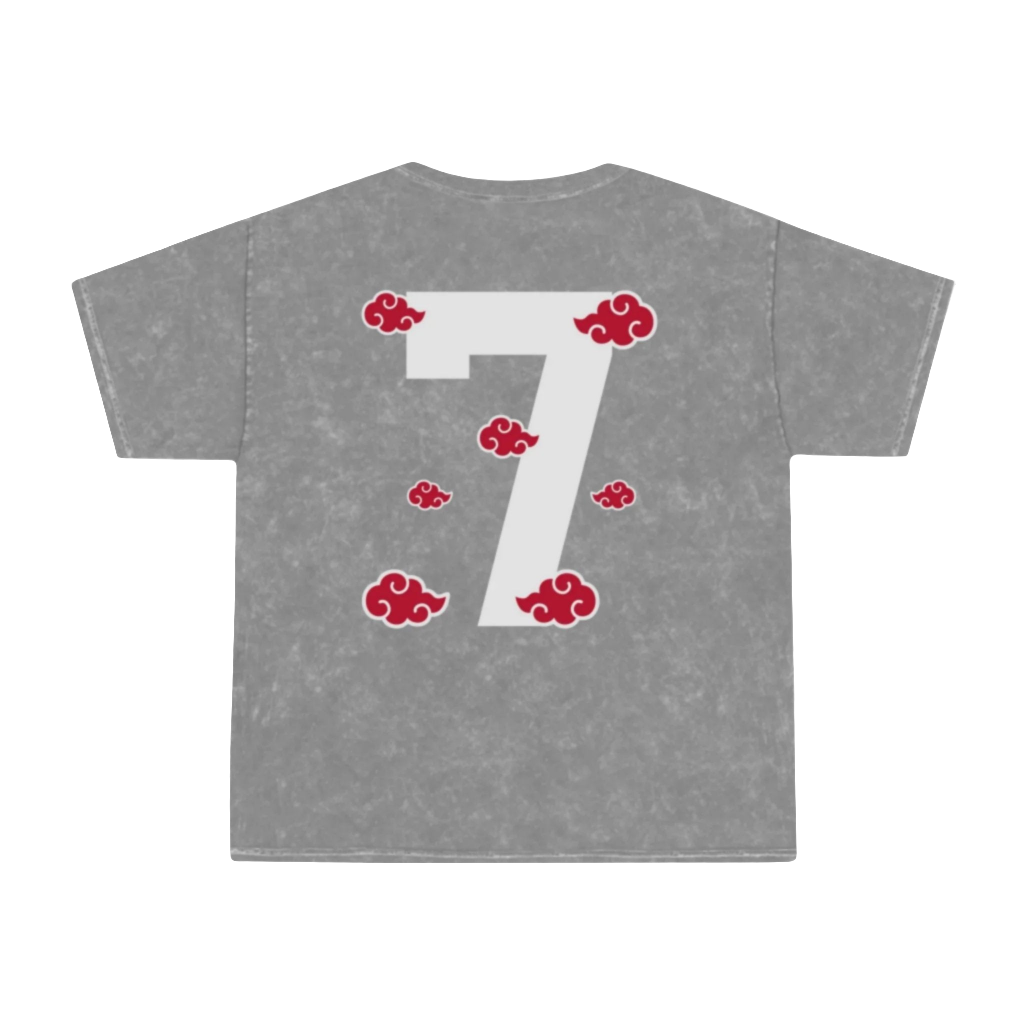 Arkansas number 7 red cloud hog t-shirt mineral washed tee shirt butterfly death head moth 