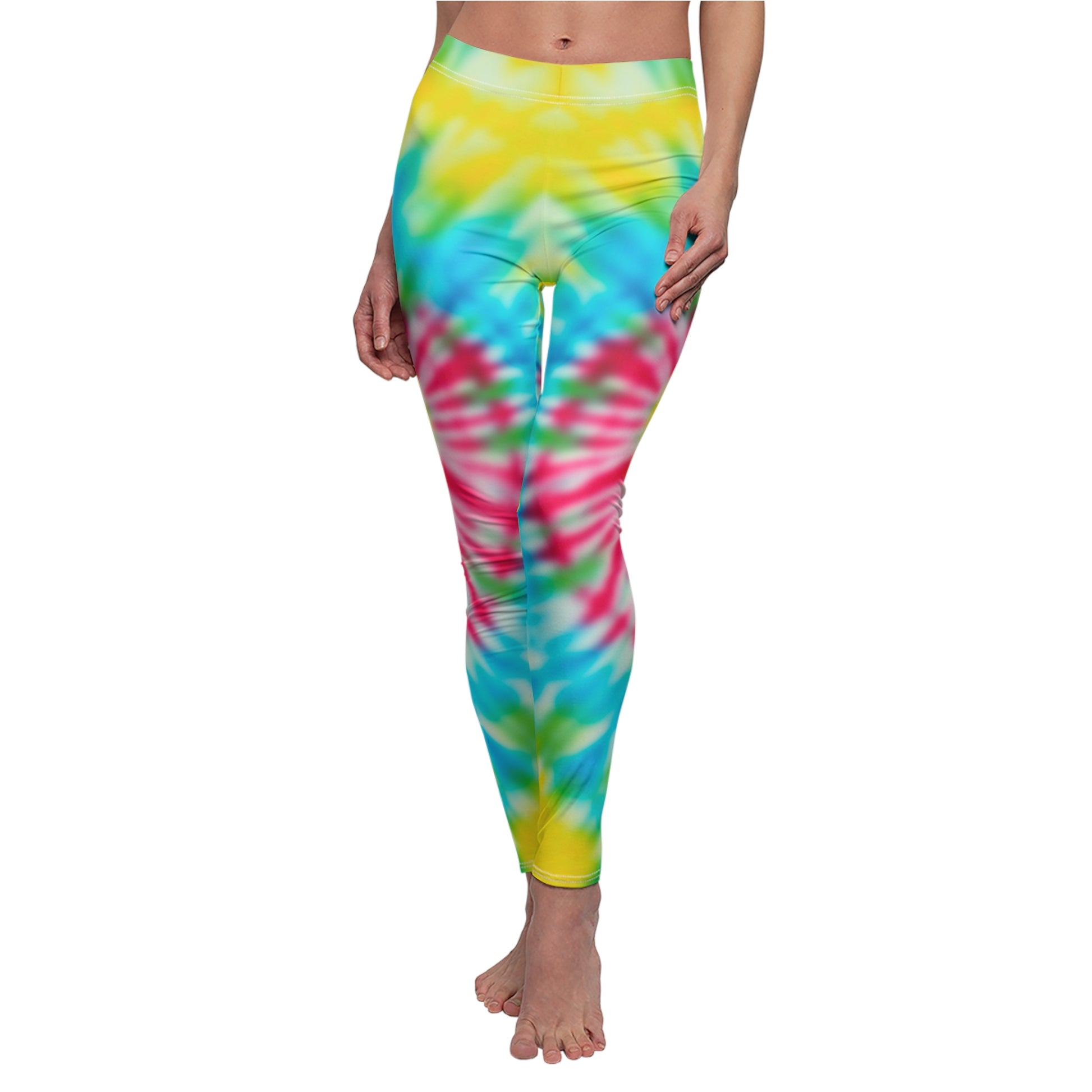 pink blue yellow women woman girl girls tie-dye tye-die tye-dye tie-die tie die tye dye legging capris capri workout shorts pants spandex yoga colorful running 